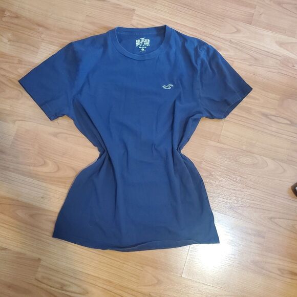 NEW Hollister T Shirt Mens Medium Blue Must Have Collection Casual Outdoor - Picture 4 of 5